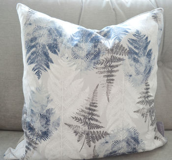 Fern Linen Cushion Cover, 3 of 4
