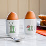Personalised Grandad And Me Ceramic Egg Cups, thumbnail 1 of 8