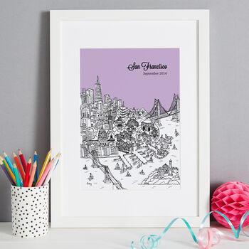 Personalised San Francisco Print, 2 of 12