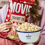 Giant Sweet Or Salted Popcorn And Personalised Bowl Gift Set, thumbnail 1 of 4