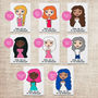 Personalised Dollybelles Character Birthday Card, thumbnail 4 of 5