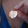 'You And Me' Heart Locket Necklace, thumbnail 3 of 10