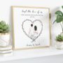 Personalised Couples Anniversary Love Print, thumbnail 2 of 11
