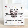 Granddaughter Birthday Card Any Age, thumbnail 2 of 2