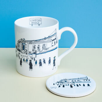 Stamford Bridge Football Stadium Football Mug, 2 of 5