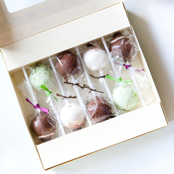 Gift Box Of Eight After Dark Cake Pops, 2 of 4