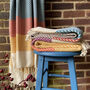 Soft Cotton Throw, Personalised Anniversary Gift, thumbnail 1 of 10
