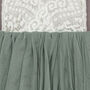 Sage Green Bohemian Sleeveless Flower Girl Dress, thumbnail 10 of 10