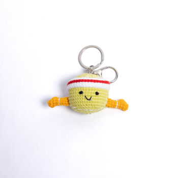 Tennis Ball And Rack Bag Charm Collection, 2 of 7