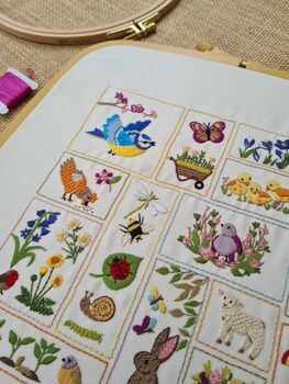 Spring Splendour Hand Embroidery Kit, 9 of 11