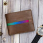 Pride Brown Leather Card Wallet Rfid, thumbnail 1 of 6
