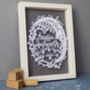 Personalised New Baby Starry Moon Paper Cut, thumbnail 2 of 9