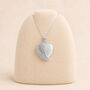 Personalised Sterling Silver Angel Wing Heart Photo Locket Necklace, thumbnail 3 of 7