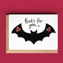 'Bats For You' Funny Valentine Card, thumbnail 1 of 2