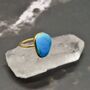 Gold Turquoise Ring, thumbnail 1 of 10