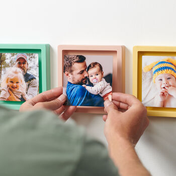 Set Of Three Floating Magnetic Photo Frames, 3 of 12