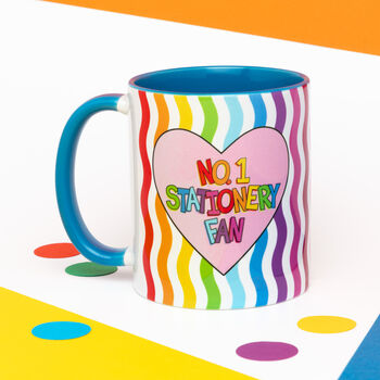 Number One Stationery Fan Mug, 3 of 3