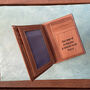 Genuine Leather Wallet, Sustainable Personalised Gift, thumbnail 4 of 11