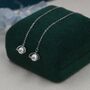 Sterling Silver Mother Of Pearl Planet Threader Earrings, thumbnail 8 of 12