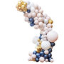 Luxe Marble, Navy And Gold Chrome Balloon Arch Kit, thumbnail 2 of 2