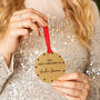 Personalised 'First Christmas As Aunty' Decoration, thumbnail 1 of 6