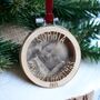 Personalised Baby's 1st Christmas Tree Decoration, thumbnail 5 of 5