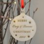 Personalised Wooden Bauble, thumbnail 3 of 5