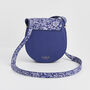 Blue Agnes Floral Saddle Bag, thumbnail 5 of 8