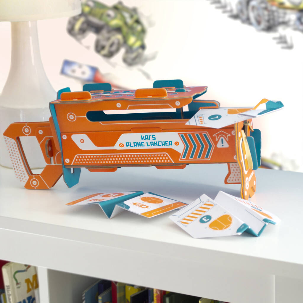Build Your Own Personalised Paper Plane Launcher, 1 of 12