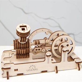 Mechanical Engine Wooden Self Assembly Kit Ugears, 7 of 12