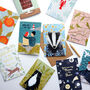 Recycled Hare Greeting Card, thumbnail 3 of 3