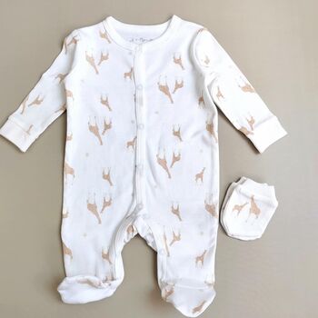 Unisex New Mum And New Baby Giraffe Baby Hamper, 5 of 12