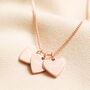 Personalised Family Small Heart Charm Necklace, thumbnail 5 of 7