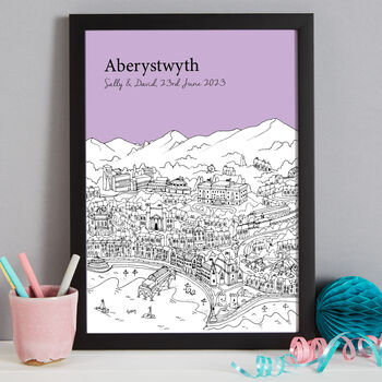 Personalised Aberystwyth Print, 3 of 9