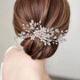 Pearl Flower Hair Comb, thumbnail 6 of 6