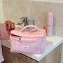 Travel Towel Vanity Case Powder Stripes, thumbnail 2 of 3