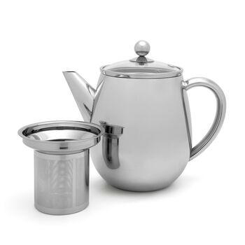 Double Wall Stainless Steel Teapot One.1 L Capacity, 7 of 7
