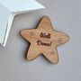 'Well Done!' Wooden Star Pocket Token, thumbnail 1 of 2