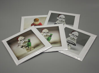 Santa Stormtrooper Christmas Card, 3 of 5