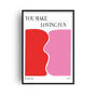 You Make Loving Fun Giclée Retro Art Print, thumbnail 2 of 4