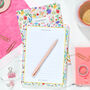 Personalised Floral Stationery Pack, thumbnail 4 of 5