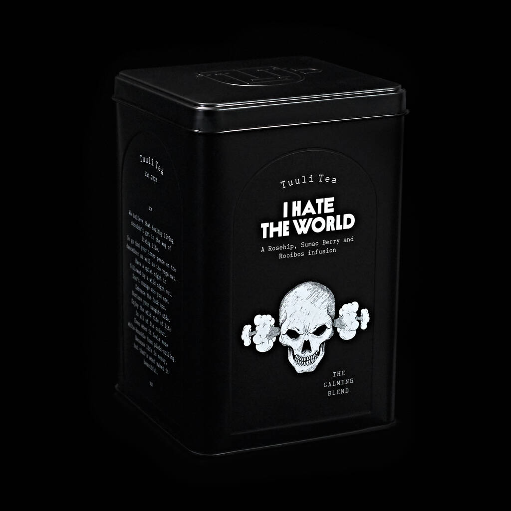 'I Hate The World' Herbal Tea Tin, 1 of 3