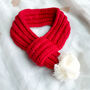 Knitted Pet Scarf, thumbnail 2 of 9