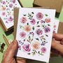 Pink Roses Note Cards And Envelopes, thumbnail 3 of 5