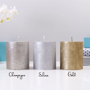 Personalised New Home Metallic Candle Gift, 5 of 8