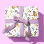Mothers Day Wrapping Paper Roll Owl Bear Cat Baby, thumbnail 1 of 3