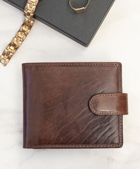 Personalised Leather Wallet Notecase Men's Rfid Safe, 2 of 8