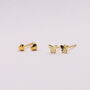 Gold Plated Tiny Earrings, thumbnail 1 of 5