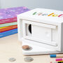 Personalised Children’s Wooden Money Box, thumbnail 5 of 8