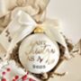 Last Christmas As A Miss Ceramic Bauble, thumbnail 4 of 5